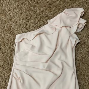 Carmen Marc Valvo Infusion One shoulder gown